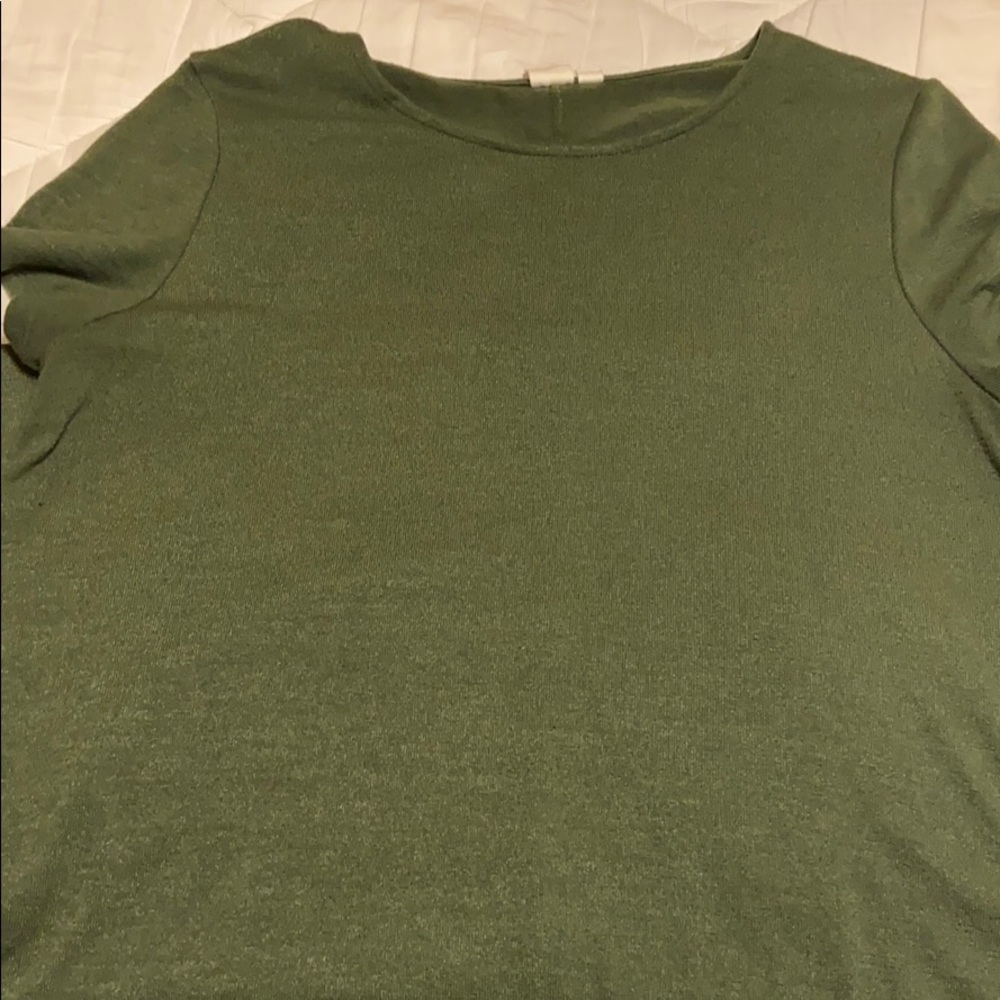 Olive green dress